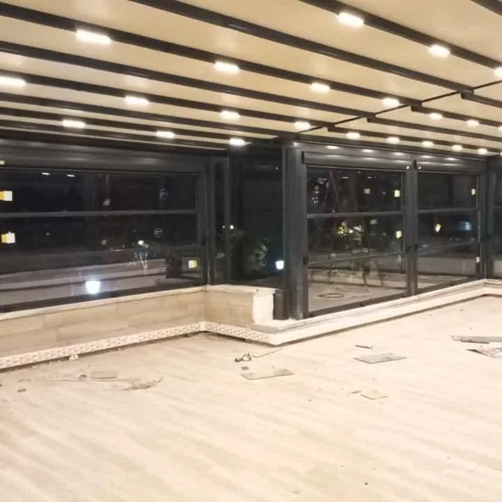 Teras giyotin cam uygulaması